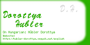 dorottya hubler business card